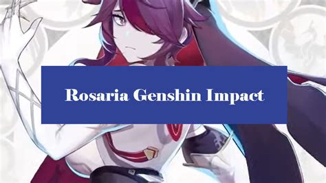 Best Rosaria Build 2024 Weapons Artifacts Genshin Impact Zathong