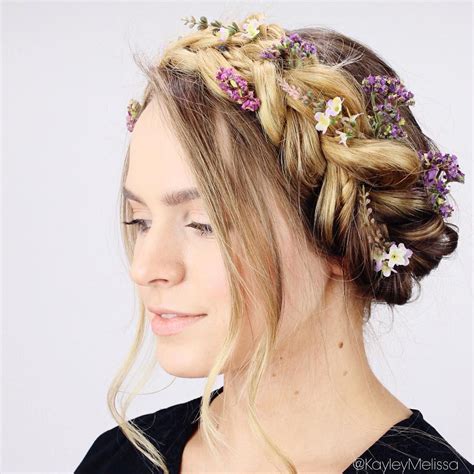 Kayleymelissa On Instagram Want To Learn How To Do This Flower Crown Braid Summer Wedding
