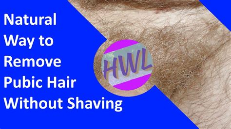 Natural Way To Remove Pubic Hair Without Shaving Youtube
