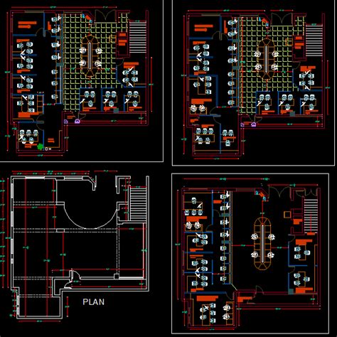 Cad 2d Dwg Drawing File Of The Bank Building Layout Drawing Is Given In