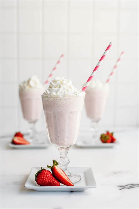Strawberry Milkshake Recipe Lauren S Latest