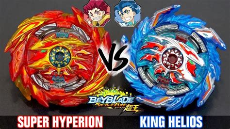 1 Batalha De Beyblade Sparking King HÉlios Vs Super Hyperion Youtube