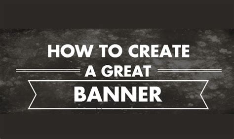 How To Create A Great Banner Infographic Visualistan