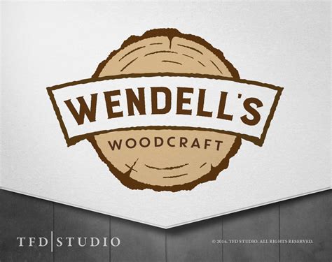 Professionally Designed Woodcraft Woodworking Logo By Tfdstudio