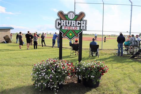 Church Field Sign Unveiling Town Of Bonnyville