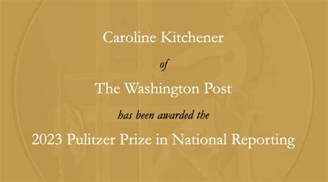 Gene Park On Twitter Congrats Caroline On The Pulitzer