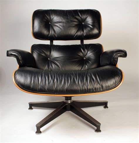 2001 eames herman miller soft pad aluminum group desk chair black leather 10+. Vintage Rosewood Charles Eames 670 Lounge Chair and 671 ...
