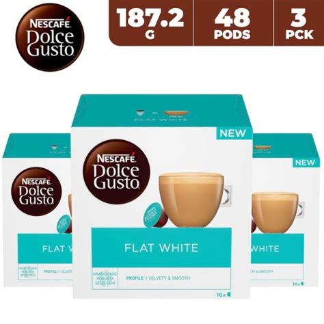 Buy Nescafe Dolce Gusto Flat White Capsule 1872 G 3 X 16 Capsule