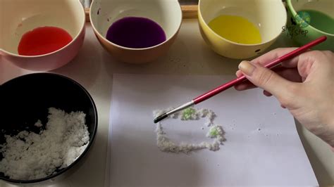 How To Do Raised Salt Painting Youtube