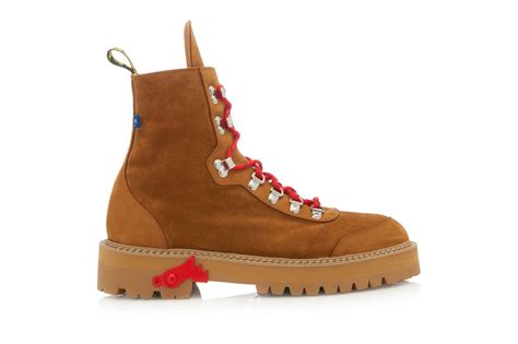 Shop Now Off White Co Virgil Abloh Suede Hiking Boots The Source