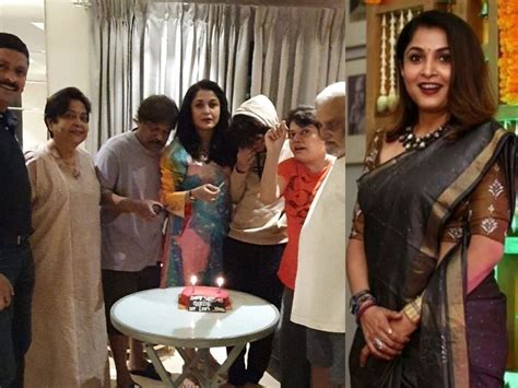 Ramya Krishnan Birthday Baahubali Actress Ramya Krishnan Shares Inside Photo From Birthday