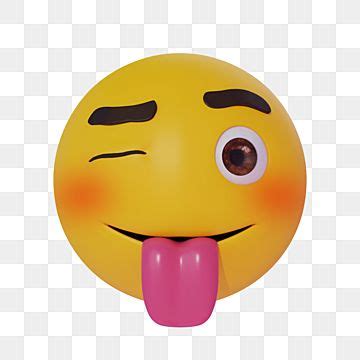 Sticking Tongue Out Clipart Hd PNG Emoji Social Media Icon Smiles