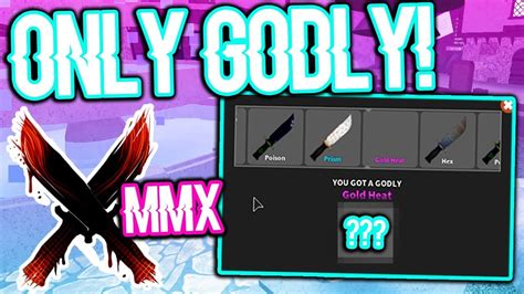 Murder mystery 2 knife codes :heavy_check_mark: UNBOXING THE ONLY GODLY IN ROBLOX MURDER MYSTERY X ...