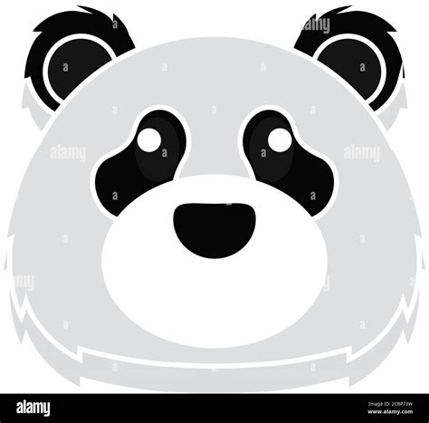 Panda Bear Head Cartoon Stock Vector Image And Art Alamy