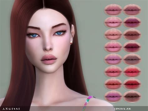 Lipstick Zoe By Angissi From Tsr Sims 4 Downloads