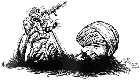 Taliban Attack Nato Cartoon Public Domain The Global Dispatch