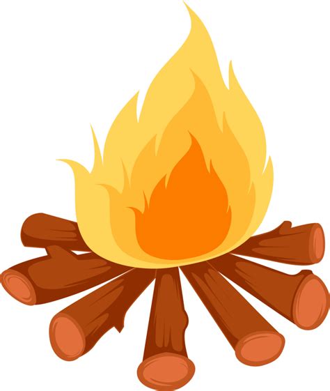 Wood Campfire Vector Png File Png Mart