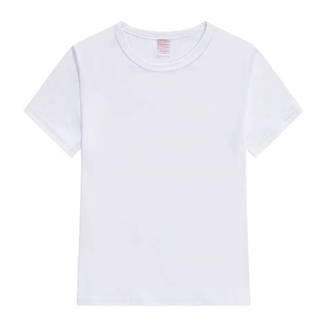 Solf Touch Dye Sublimation Blanks Kids White Model Polyester T Shirt