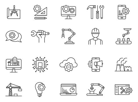 Engineering Vector Icons 04