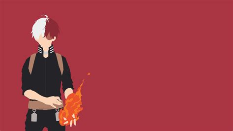 Todoroki Pc Minimalist Wallpapers Wallpaper Cave