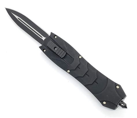 9 Otf Dagger Automatic Knife Black