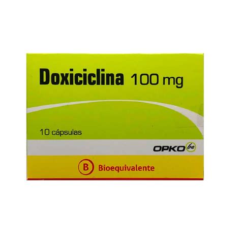 Doxiciclina 100 Mg 10 Cáps Farmacia Belgochilena