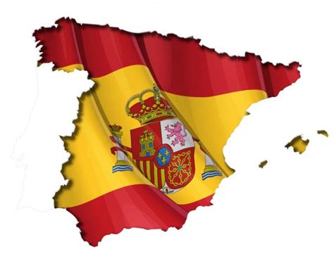 Spanish Flag Map — Stock Photo © Daboost 46318483