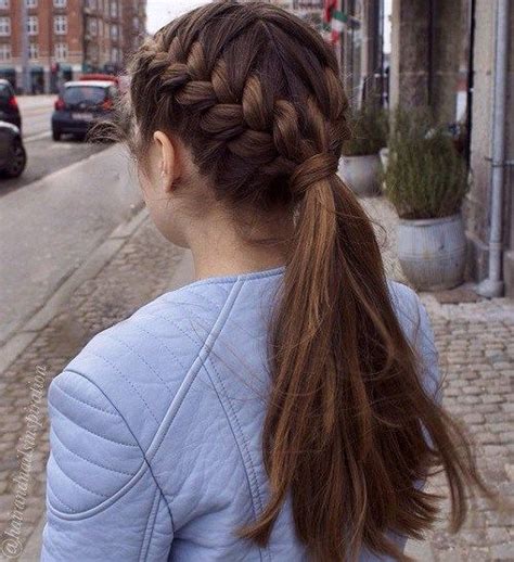 Simple Braided Hairstyles For Thick Hair