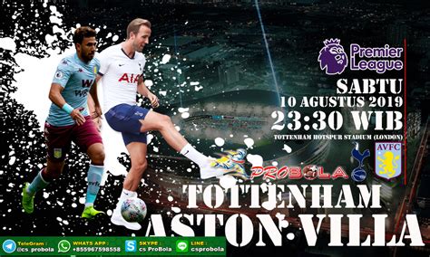 Catch the latest tottenham hotspur and aston villa news and find up to date football standings, results, top scorers and previous winners. Prediksi Tottenham Hotspur vs Aston Villa 10 Agustus 2019 ...