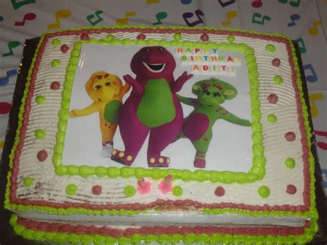 Dreamcakeworld Barney Cake