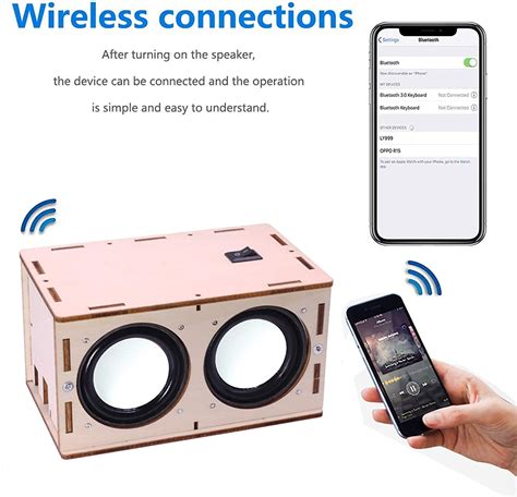 Diy Bluetooth Speaker Box Kit Electronic Sound Amplifier Build Your