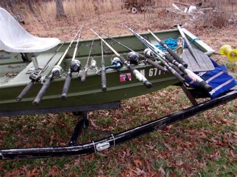 12 Foot Jon Boat And Trailer With Trolling Motor For Sale In Leoma
