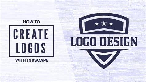 How To Design A Logo With Inkscape Youtube