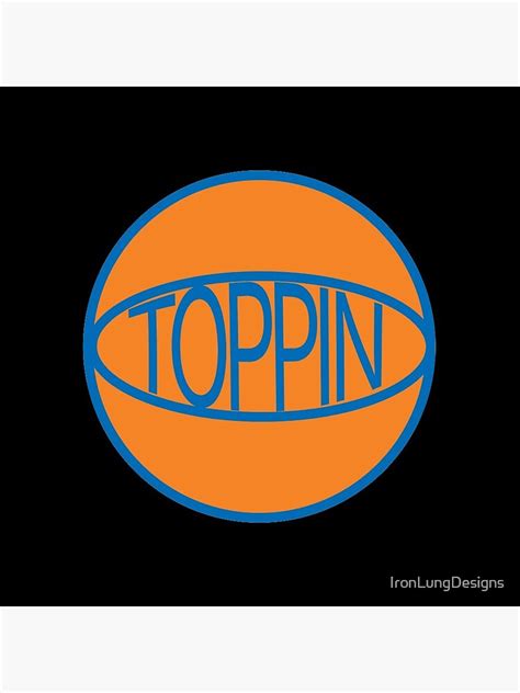 Obi Toppin New York Knicks New Logo Pin By Ironlungdesigns Redbubble