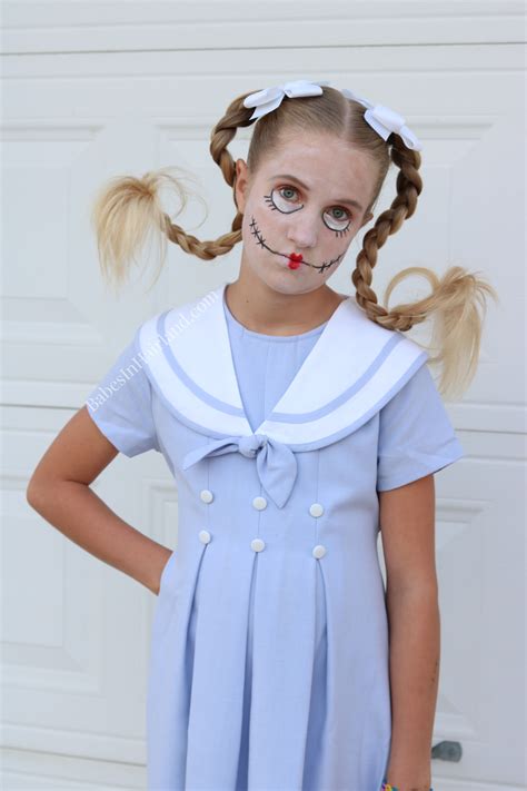 Creepy Doll Broken Doll Costume For Halloween From Babesinhairland