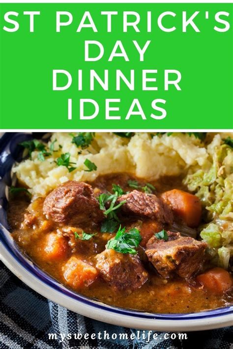 Ideas For St Patrick S Day Dinner St Patricks Day Food Potluck Recipes Irish Dinner