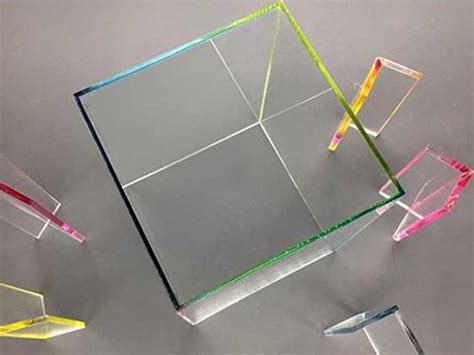 Acrylic Fabricated With Vibrant Joints In Translucent Colours