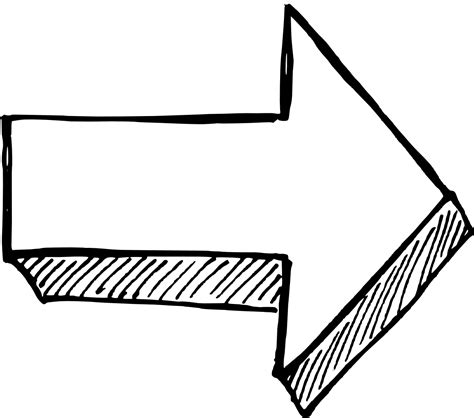 26 Arrow Drawing Png Transparent Vector Svg Vol 3