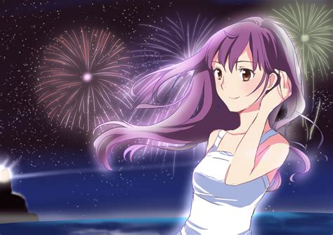 Nazuna Fireworks Anime Wallpaper 7 Nazuna Ideas Hanabi Movie Hanabi