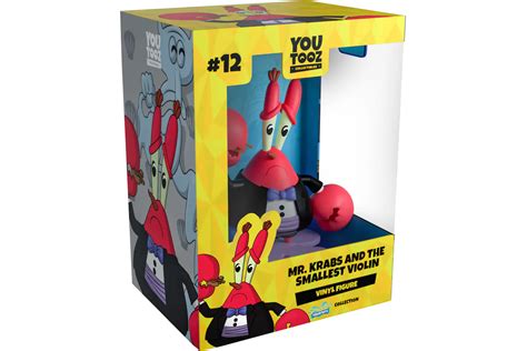 youtooz mr krabs and the smallest violin vinyl figure fw22 fr