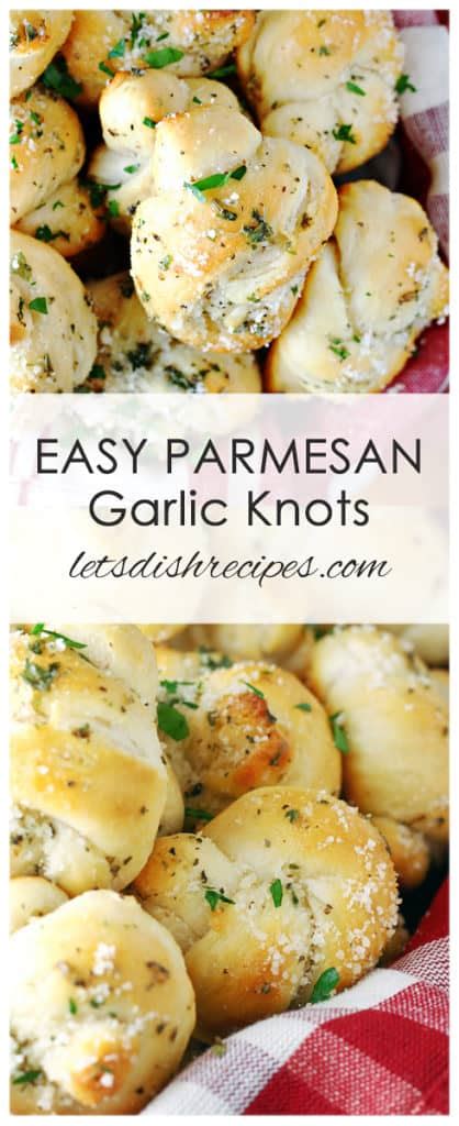 Easy Parmesan Garlic Knots Lets Dish Recipes