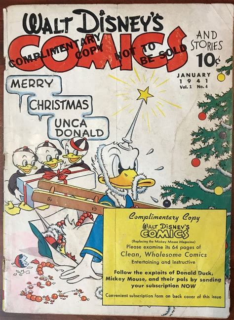 Gac Featured Golden Age Cover Walt Disneys Comics And Stories 4