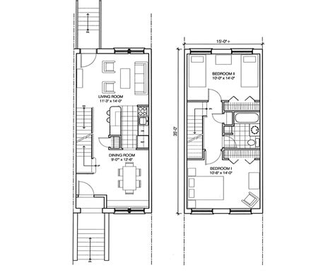 Philadelphia Row Home Floor Plans