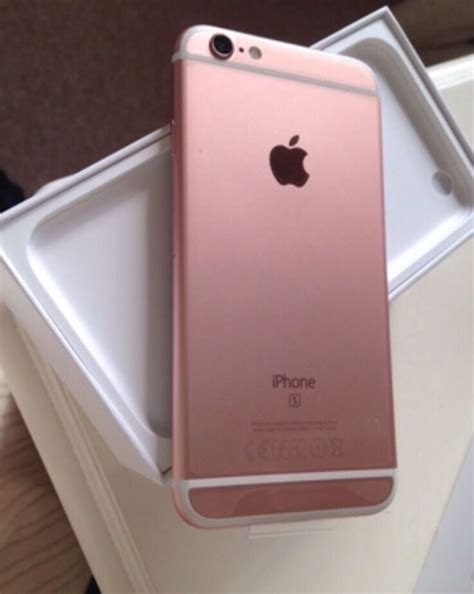 Apple iphone 6s plus ios 5.5 16gb/32gb/64gb/128gb gray silver gold rose gold. iPhone 6S Plus Rose Gold factory unlocked sim-free in box ...