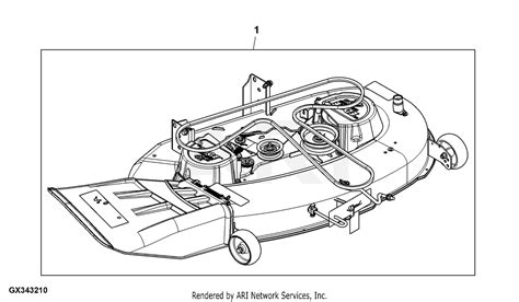 John Deere 42c Mower Deck Parts List