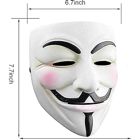 Hacker Mask For Kids V Vendetta Halloween Masks Anonymous Guy Costume