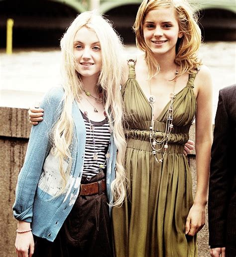 Emma Watson And Evanna Lynch Harry Potter Actresses Photo Fanpop