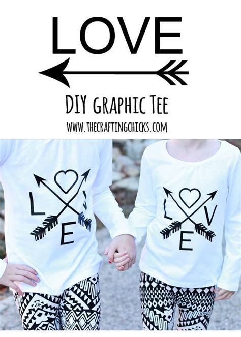 Diy Love And Arrows Graphic Tee Cricut Explore Diy Graphic Tee Shirt