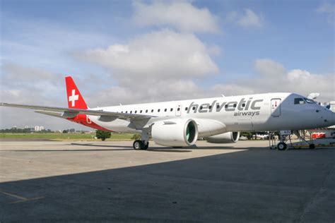 Helvetic airways is a swiss regional airline based at zurich airport (zrh) and serves 34 destinations worldwide including europe and northern africa as well as scheduled flights on behalf of swiss. HELVETIC AIRWAYS WELCOMES ITS THIRD LATEST-GENERATION EMBRAER E190-E2 - Swiss Entrepreneurs Magazine