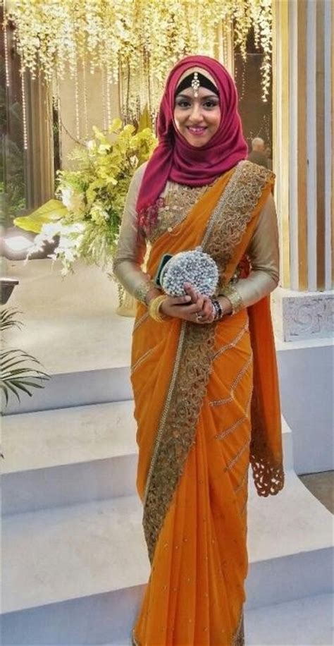 Voici Comment Porter Le Sari Indien Avec Le Hijab 10 Styles